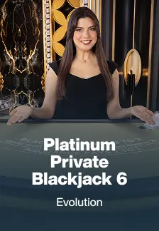Platinum Private Blackjack 6 game tile